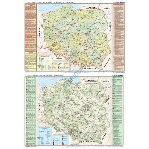 DUO Mapa krajoznawcza Polski - historia i kultura / przyroda