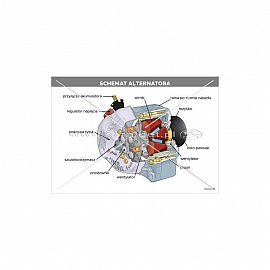 3426 Schemat alternatora