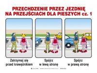 Uczeń w ruchu drogowym - zestaw plansz