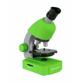 Bresser - Mikroskop 40x-640x Junior zielony, fotoadapter do smartfonów