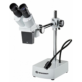 Mikroskop stereoskopowy Bresser BIORIT ICD CS 10x, 20x, gęsia szyja