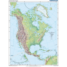 North America physical 160x120 cm