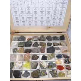 Zestaw – skały i minerały 50 okazów
