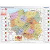 Mapa administracyjna Polski (stan na 202) 160x120 cm